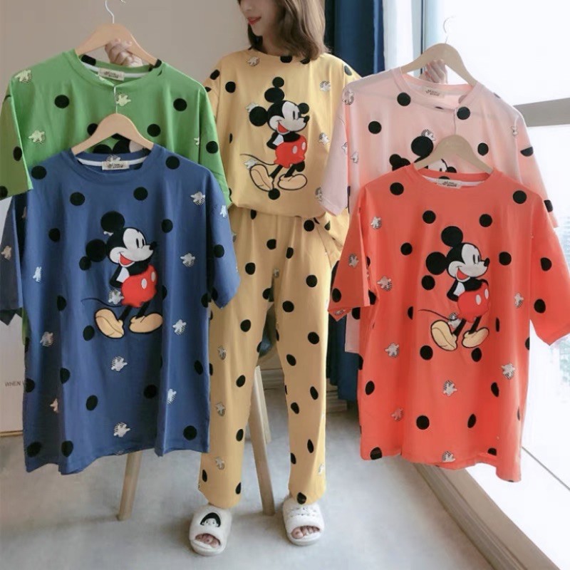 JC- Stelan Oversize Import CP / Stelan Tidur CP import / Piyama Wanita kekinian Import