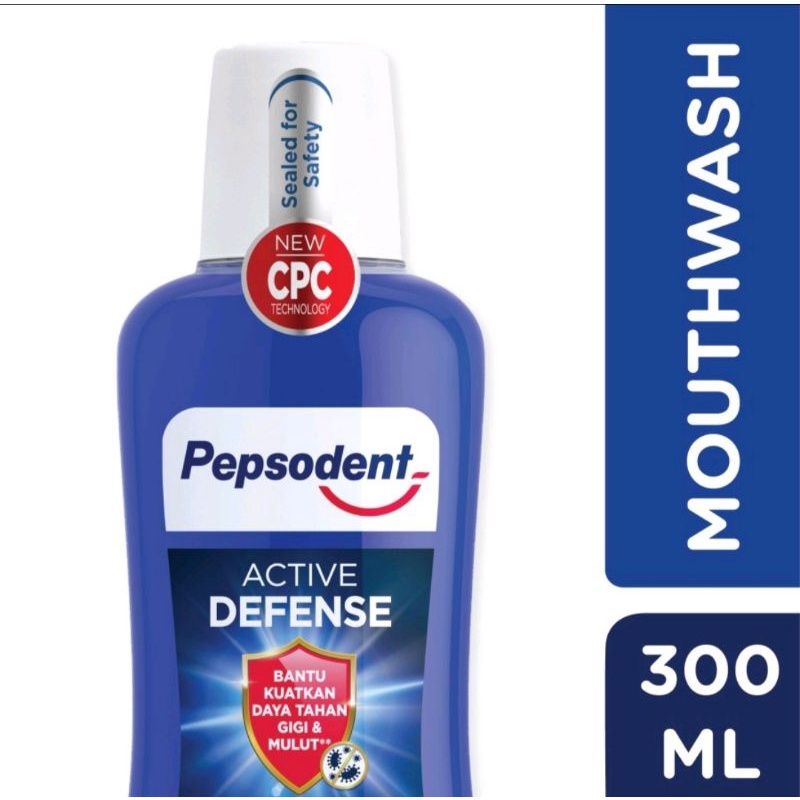 Pepsodent Mouthwash Active Defense 300ml