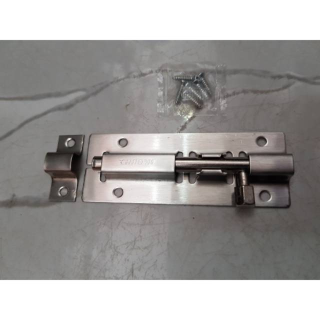 Selot / grendel pintu 4in stainless 10cm