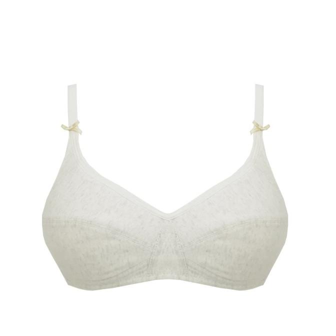 TERBARU Young Hearts Cotton Basic Junior Bra Y02-19979BGRY - Grey