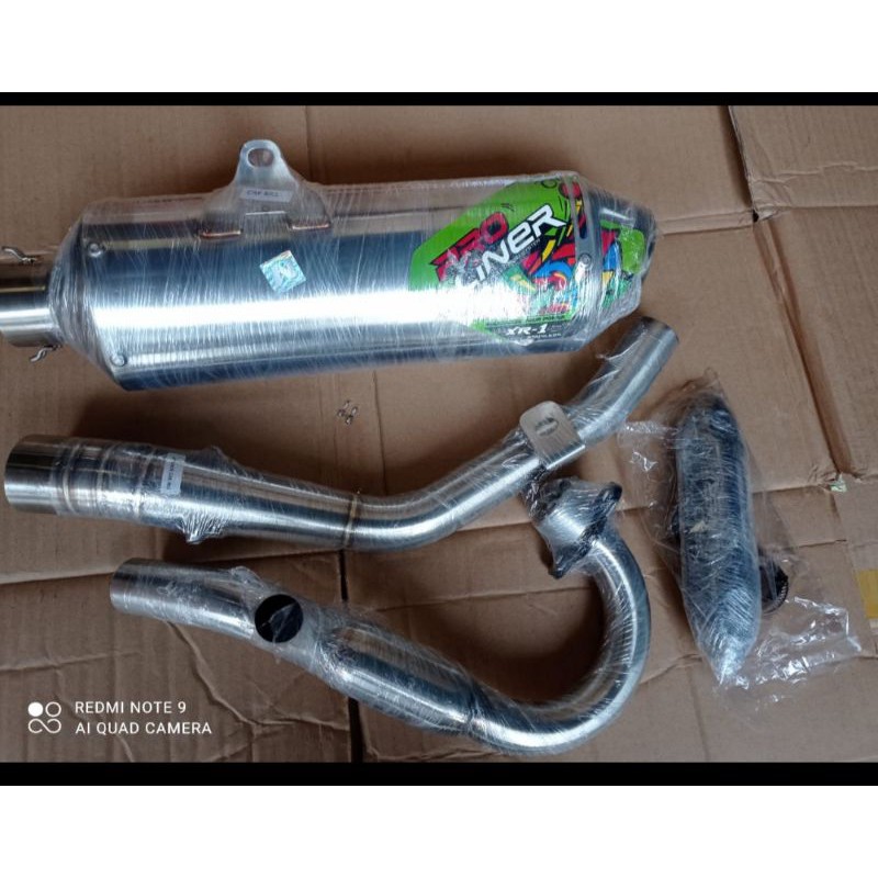Knalpot Proliner Honda KLX 150 Bore Up 200 cc Full set system