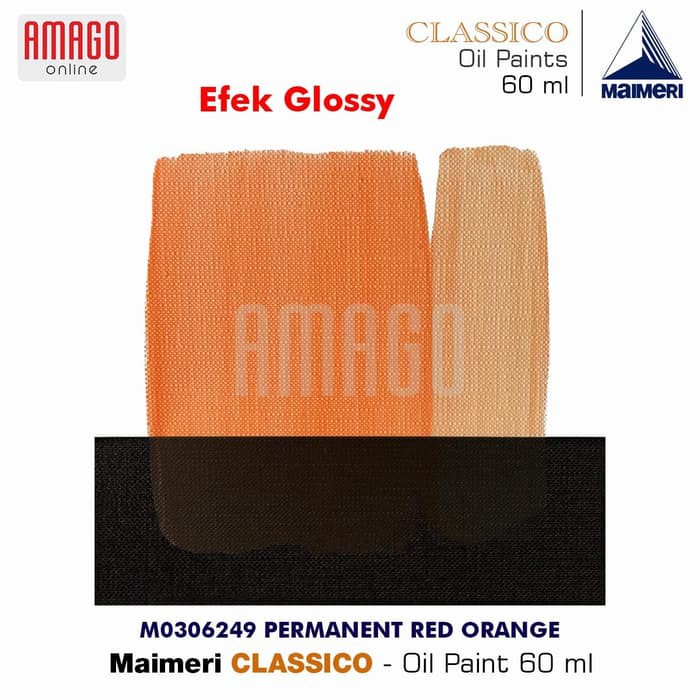 MAIMERI CLASSICO - OIL PAINT - PERMANENT RED ORANGE - 60ML - M0306249