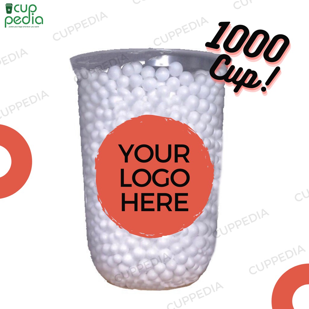 Sablon Cup Plastik 12oz/14oz oval 7g