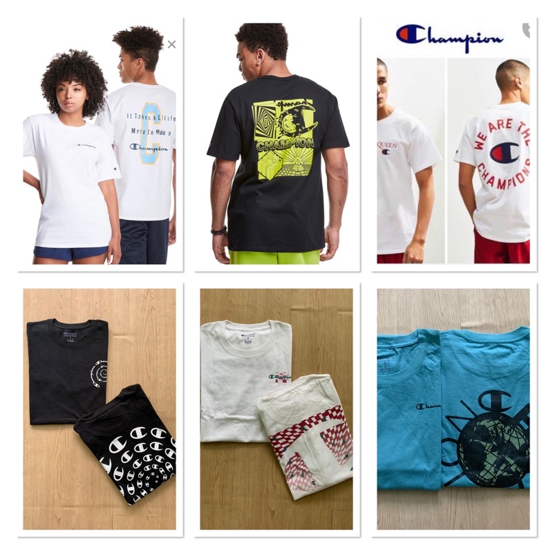 Kaos Pria Champion Original, kaos unisex, kaos katun adem