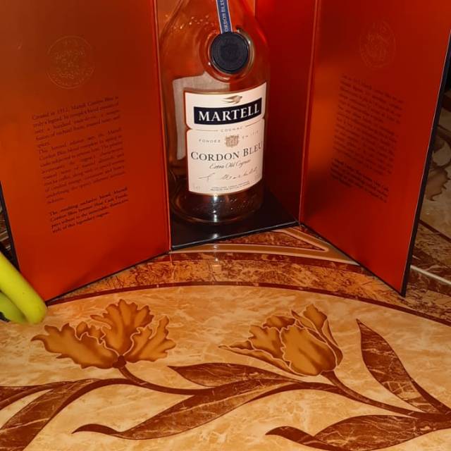 Jual Botol Bekas Minuman Keras Miras Martell Gordon Bleu Extra Old Cognac