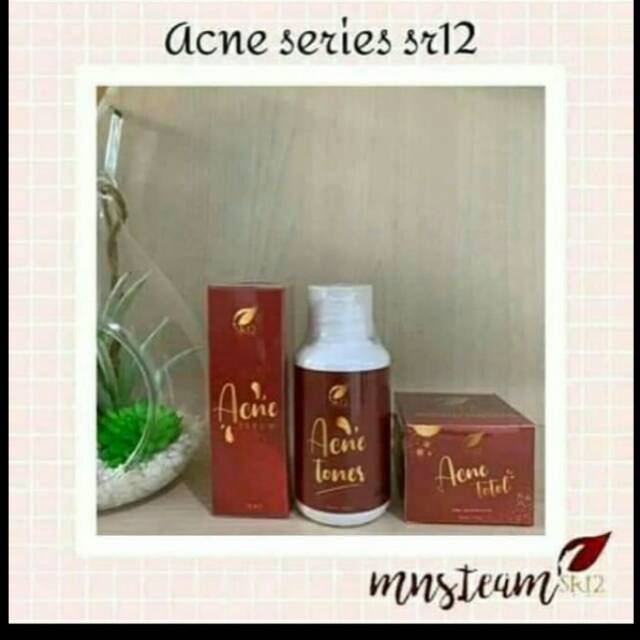 ACNE SERIES SR12/PAKET JERAWAT/OBAT JERAWAT