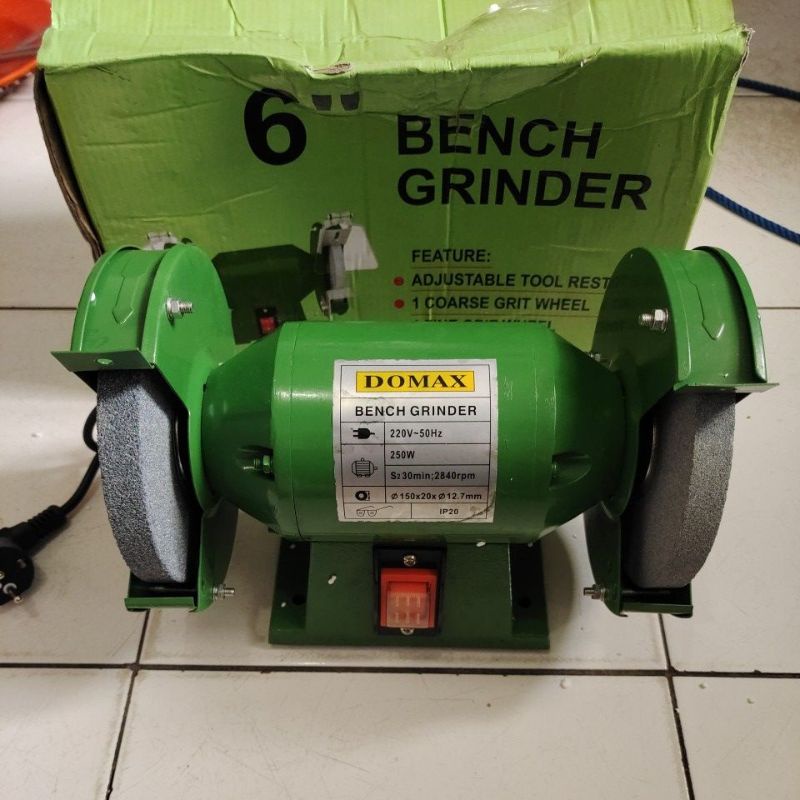 mesin gurinda duduk 8&quot; Domax / bench grinder 8&quot; domax