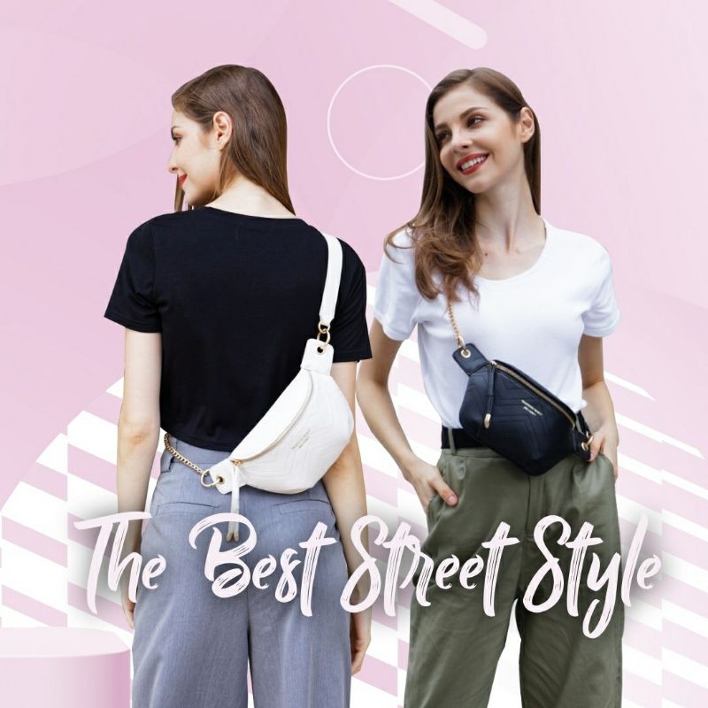 Candy Waistbag by Jims Honey / waistbag cewek tas selempang depan/ waistbag import