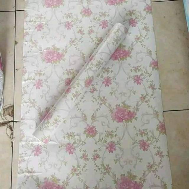 Wallpaper shabby pink