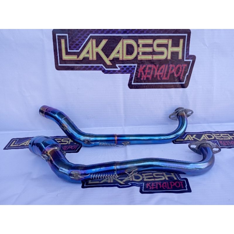 LEHER KNALPOT BLUEMOON (INLET 38/50) BEAT MIO VARIO AEROX SCOOPY NMAX PCX ADV LEXI GENIO FREEGO DLL