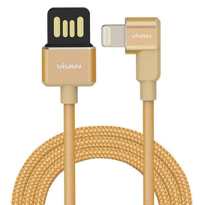 Vivan Kabel Data BWL100 iPhone Lightning Gaming USB Cable Elbow