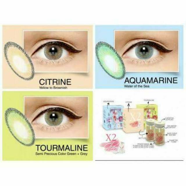 Softlens X2 Glam - Soflen Warna - Softlense Murah - Softlens X2 - Soflen Minus