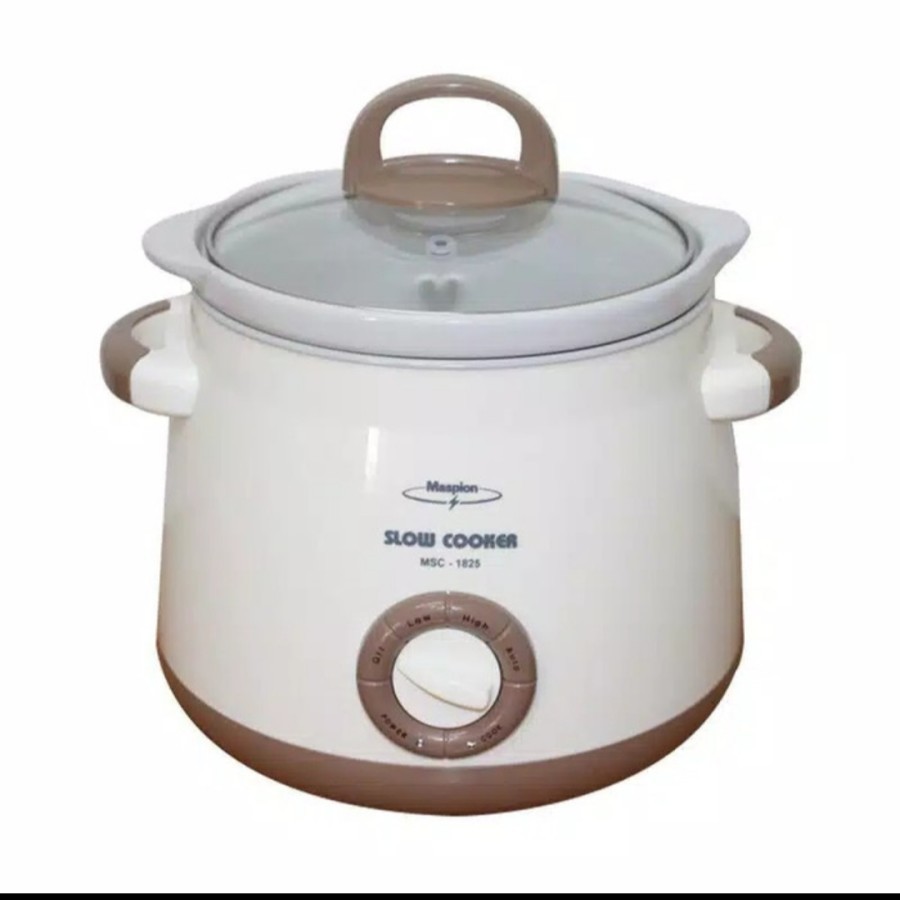 MASPION Slow Cooker 2,5 Liter / Alat Masak Lambat MSC 1825 - Garansi Resmi 1 Tahun