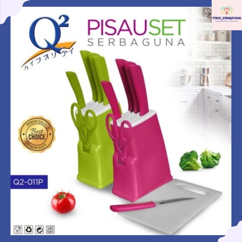 PISAU SET Q2 013P TELENAN / KNIFE SET Q2 013P TELENAN / PISAU SET Q2-013P TALENAN Q2 / PISAU SET Q2 