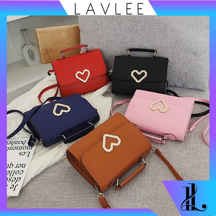 Lav - T049 Sling Bag cewek Love / Tas Cewek Kekinian / Tas Cewek