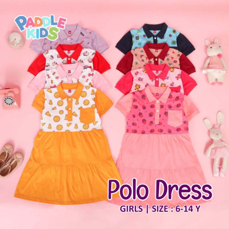 SALE RANDOM MOTIF Dress Anak Perempuan 6-14 Tahun Tanpa Topi