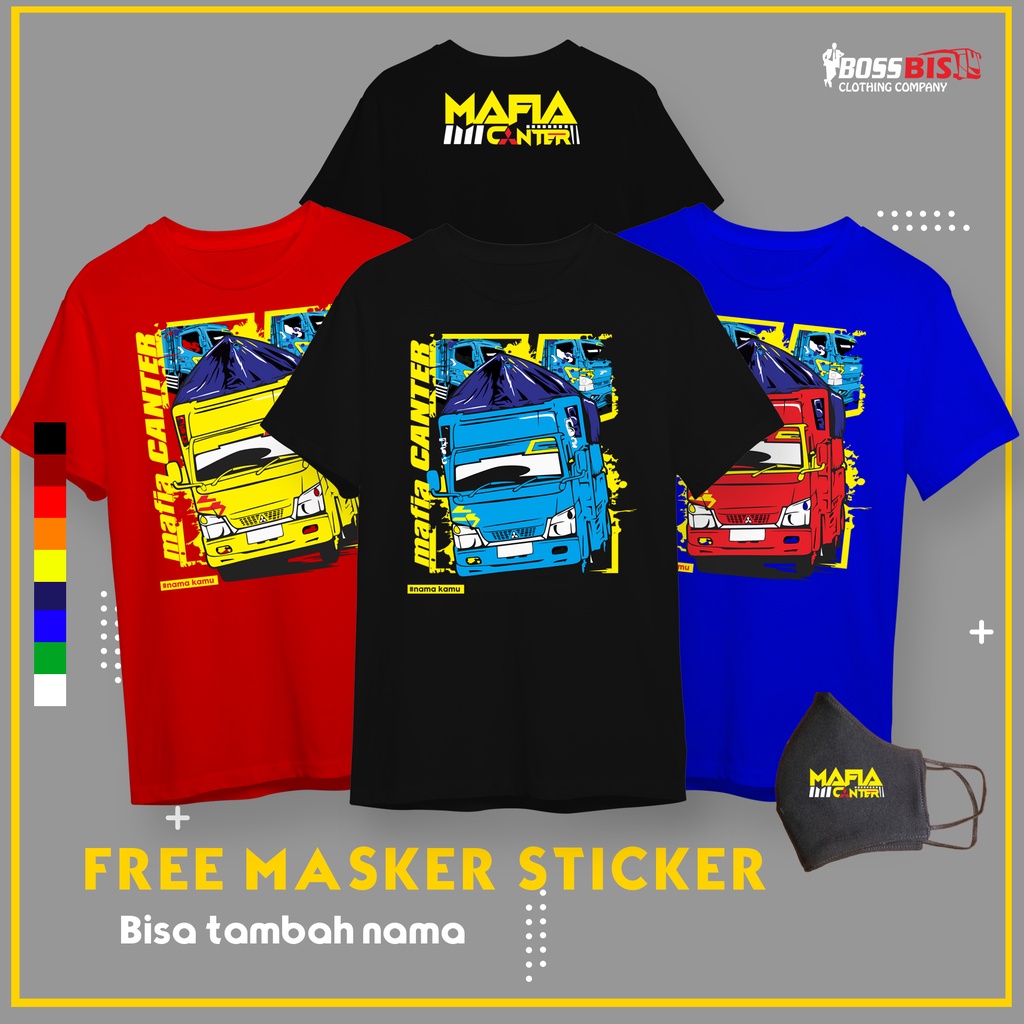 KAOS TRUCK Mania CANTER FREE stiker