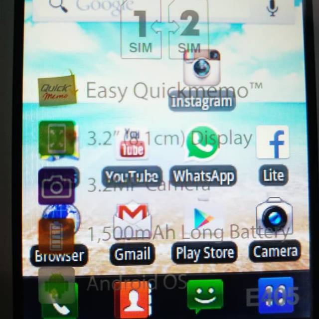 LG Optimus L3 DUAL E405 NEW 100% Original Hp Android Murah-1