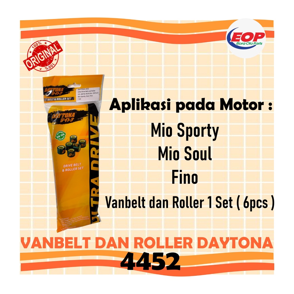 Daytona Vanbelt+Roller Mio Sporty, Soul, Fino 4452 Original