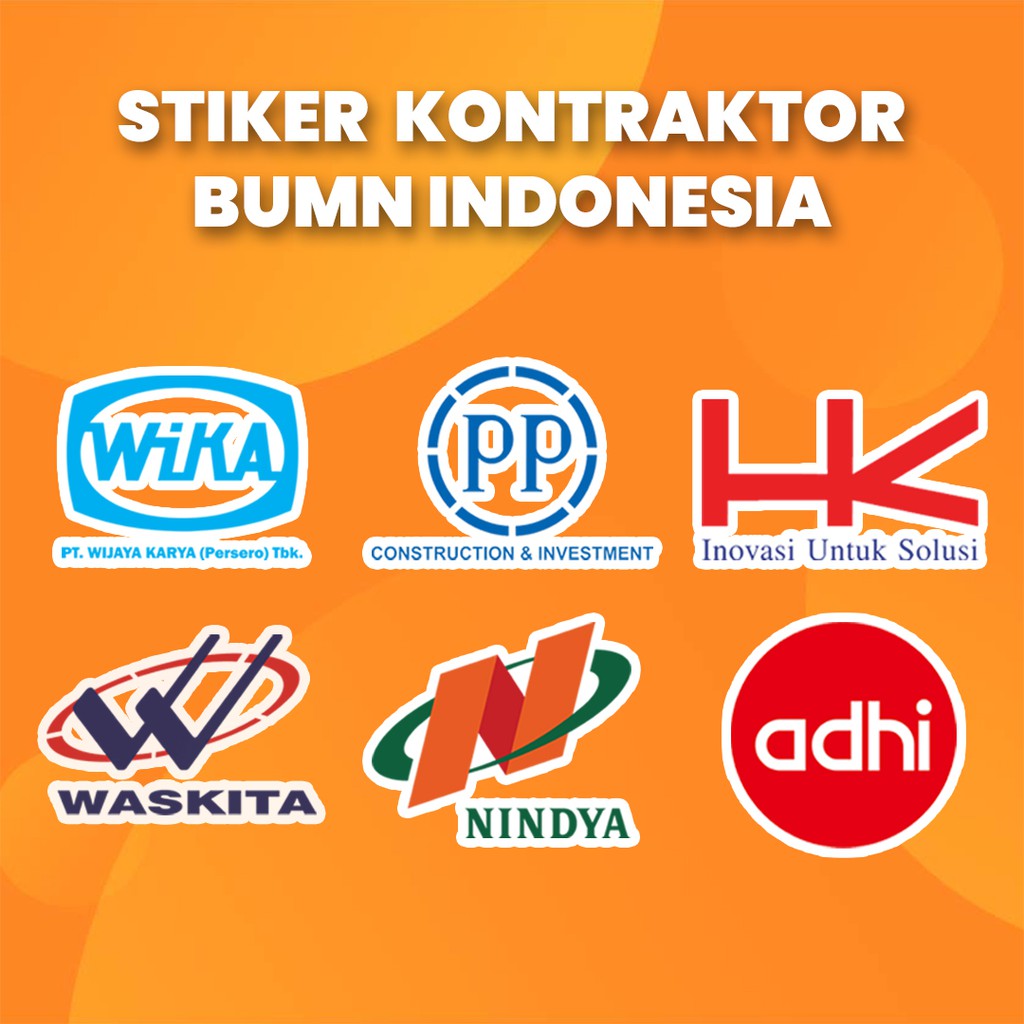 

Stiker K3 BUMN Kontraktor/ Stiker Truk / Stiker Logistik (Print Tajam dan Anti Air)