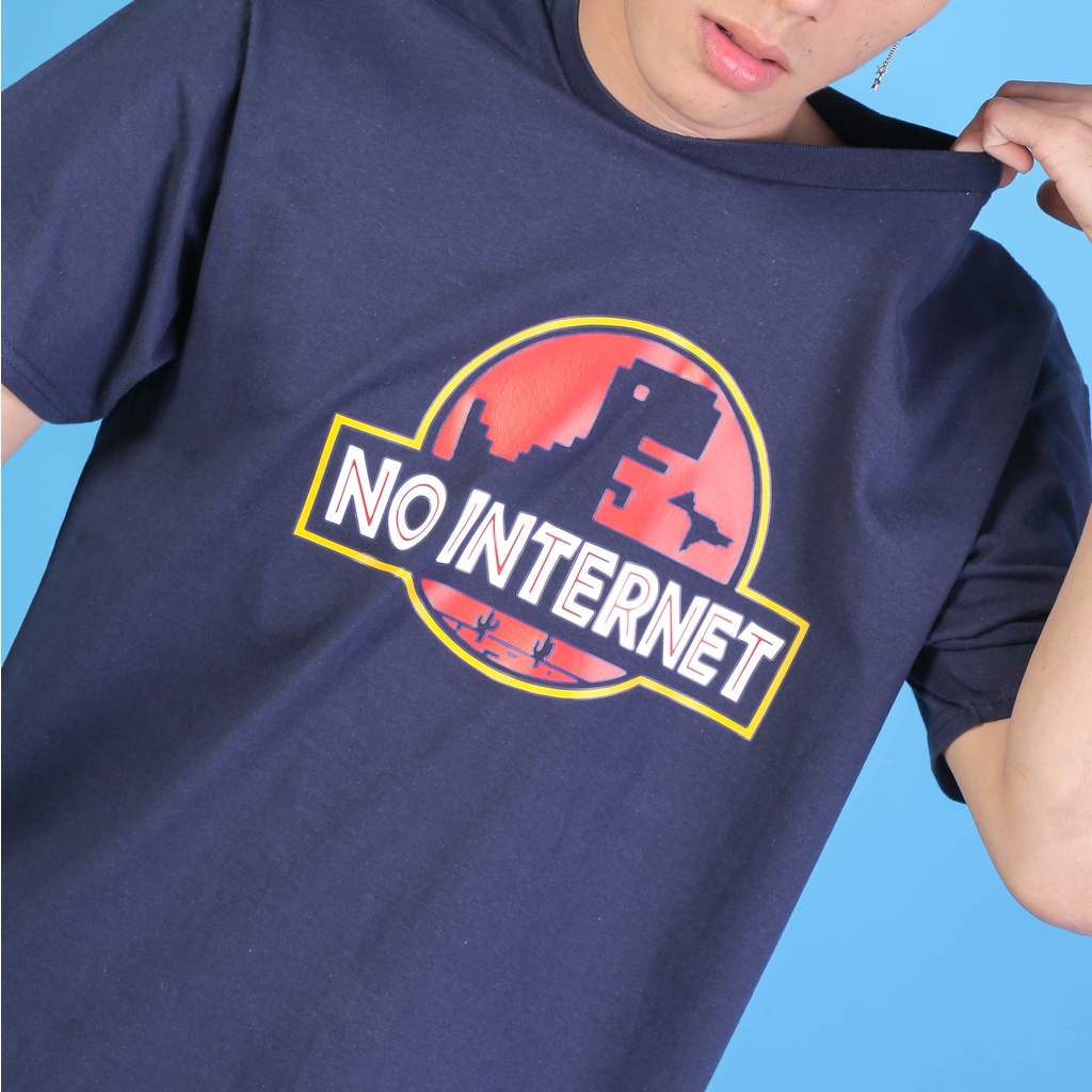 Kaos Distro NO INTERNET New States Apparel Premium Cotton 24s