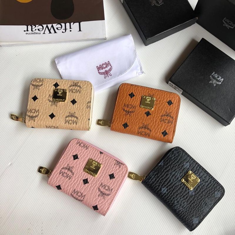 MCM WALLET ZIP COGNAC VISETOS (MINI & LONG)