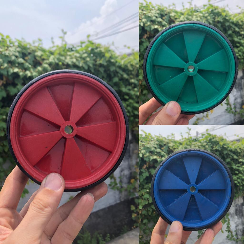 [RODA SAJA] Training Wheel Roda KARET pengganti Roda Bantu Sepeda | 1 Klik 2 pcs (SEPASANG)