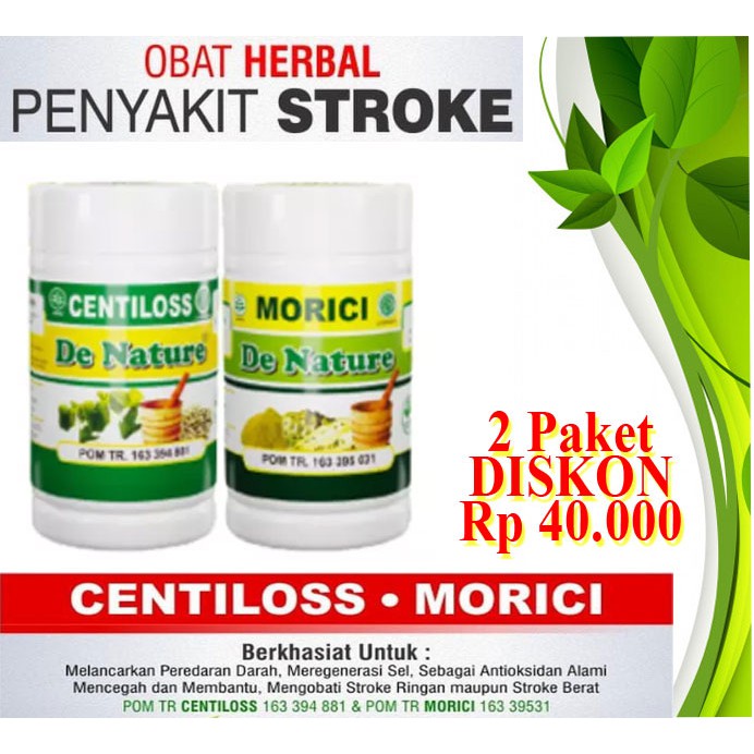 Morici Centiloss Obat Stroke Herbal