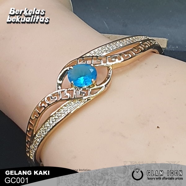 Bangle ukir Mata Motif Rate Ctr warna G2070 GBG