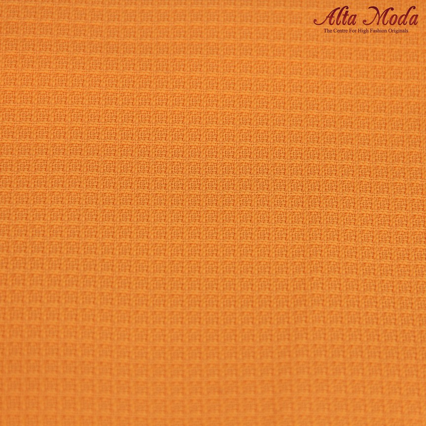 

Alta Moda Kain Dobby Pattern Kotak Warna Light Orange (1M)