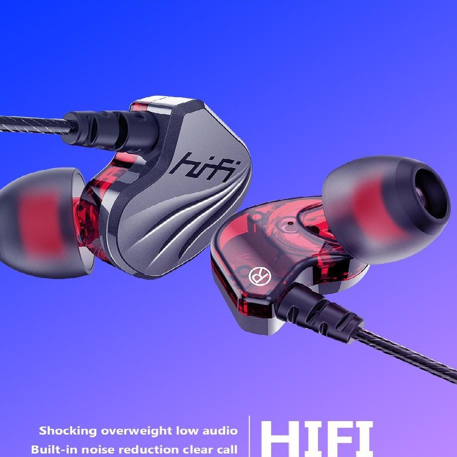 Model Menarik ⚡YZ Headset Gaming Sport Music 6D Surround Stereo Bass Hifi dengan Mic Earphone Headphone Gaming