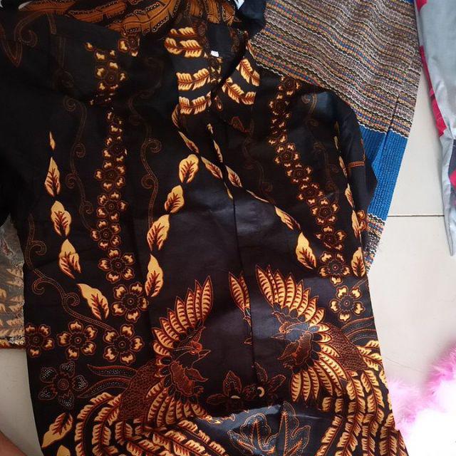 Size M L Xl Bswart Batik Hrb026 Kenongo Hem Pendek Padi Pekalongan M L Xl Batik Pria Murah