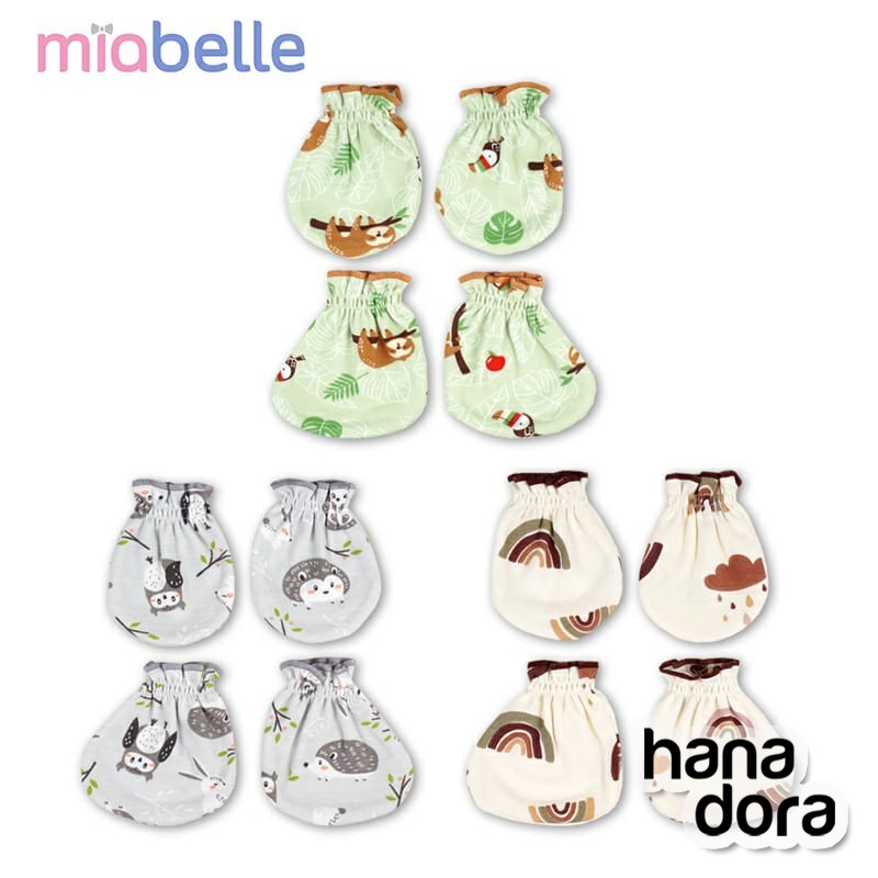 Miabelle STK Karet Woodland Series - Sarung Tangan Kaki Bayi