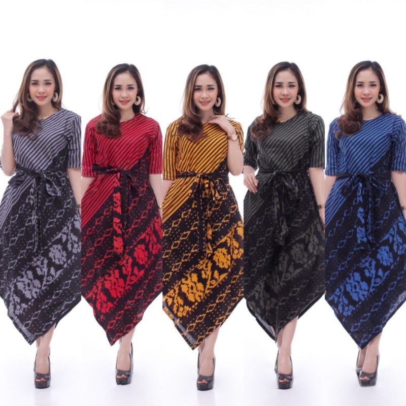 DRESS BATIK MOTIV SONGKET