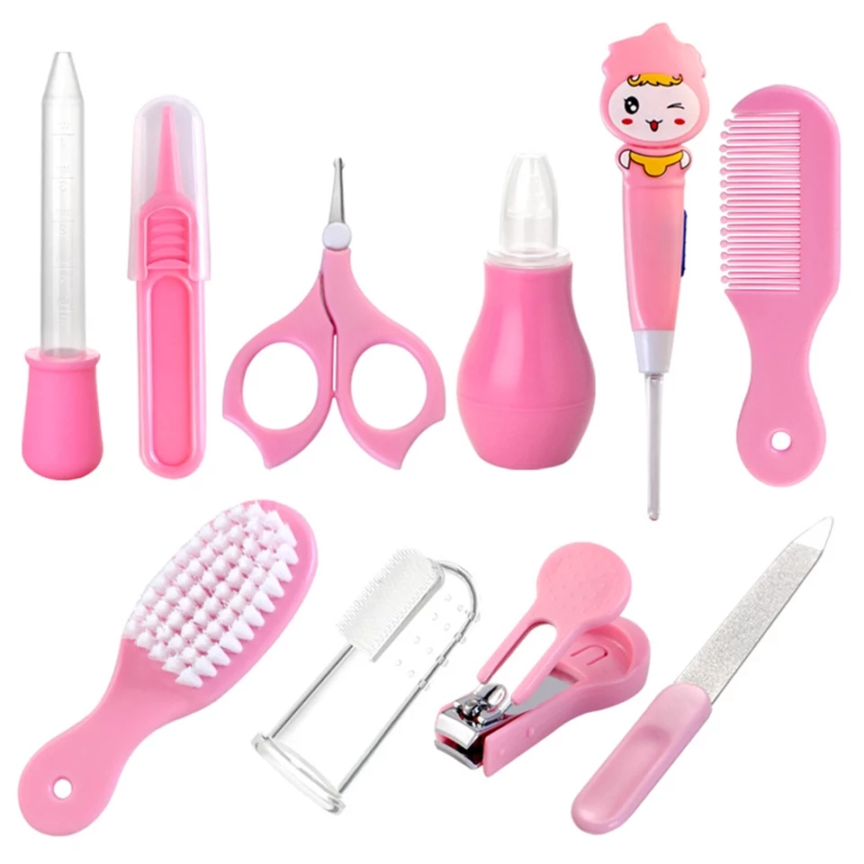 BABY CARE NAIL TRIMMER KIT SET Alat Perawatan Kuku Bayi 10in1 Sisir Gunting Pemotong Kuku Bayi Hadiah Lahiran Newborn Gift