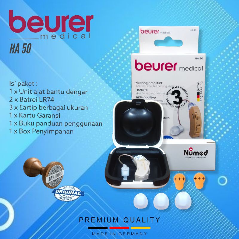 Alat Bantu Dengar Beurer HA 50 Hearing Aid Original Beurer HA50 Garansi Resmi 3 Tahun