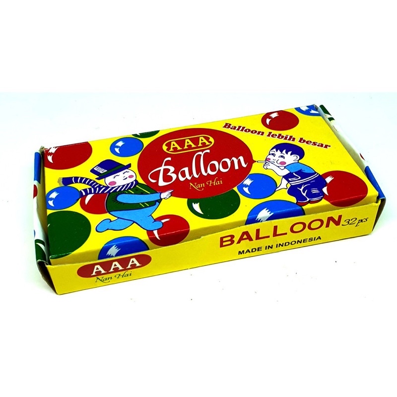 Balon tiup jadul mainan SD merk AAA premium