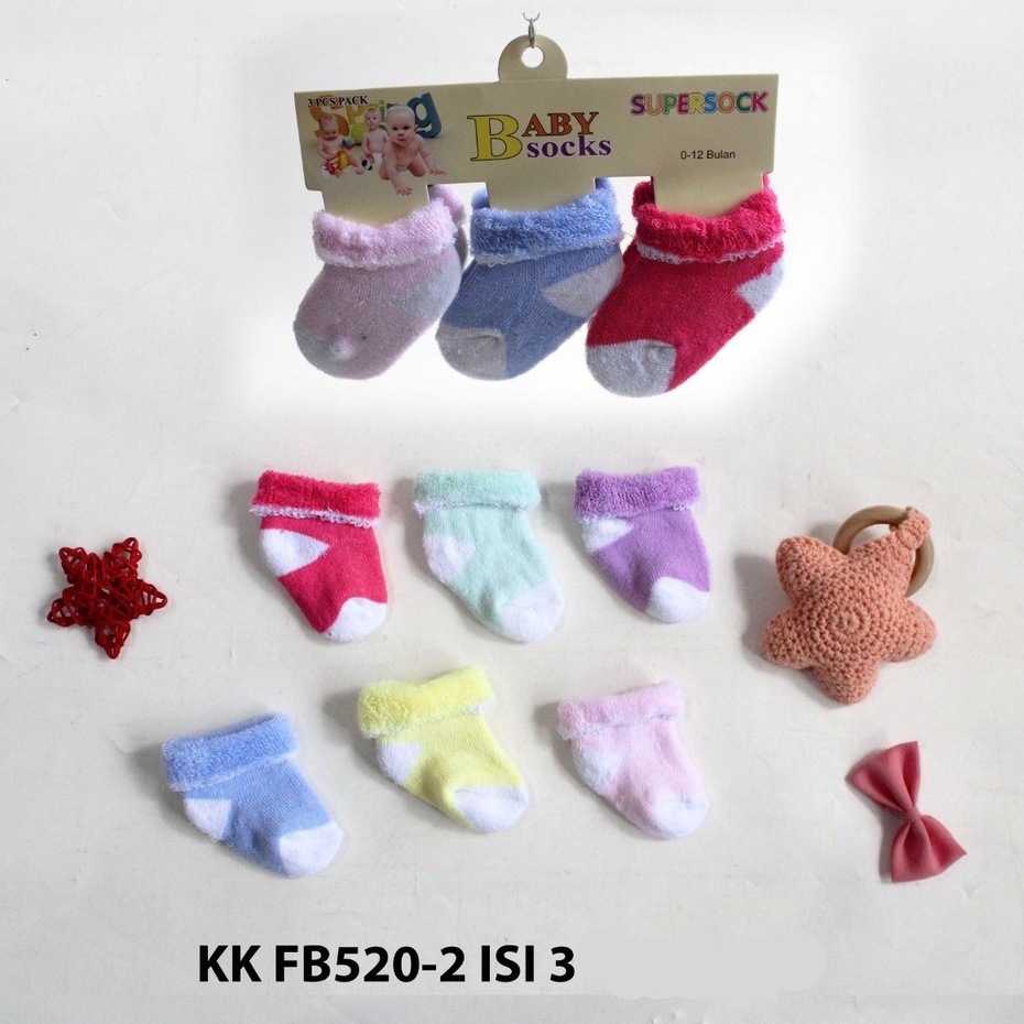 Kaos Kaki Bayi isi 3 Psg Baby  Kingdom SNI /  Winteku 3 Pasang Kaos kaki Bayi Newborn 0 -1 Tahun SNI Bahan lembut 25 26 520-1 520 - 2 520-3 520-4 888 889  899 996 480-1 480-3