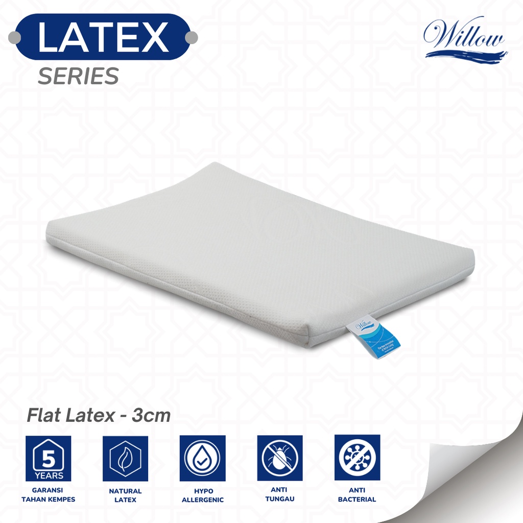 Bantal Latex Penambah Tebal 3cm / Willow Pillow Flat Pillow