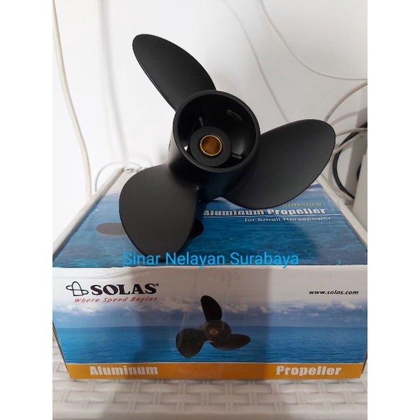 Propeller / baling / kipas mesin tempel Tohatsu 5pk Solas