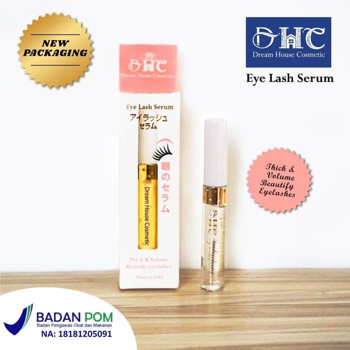 SYB DHC EYELASH SERUM BPOM / EYE LASH SERUM PEMANJANG PENUMBUH BULU MATA - 6,5ml