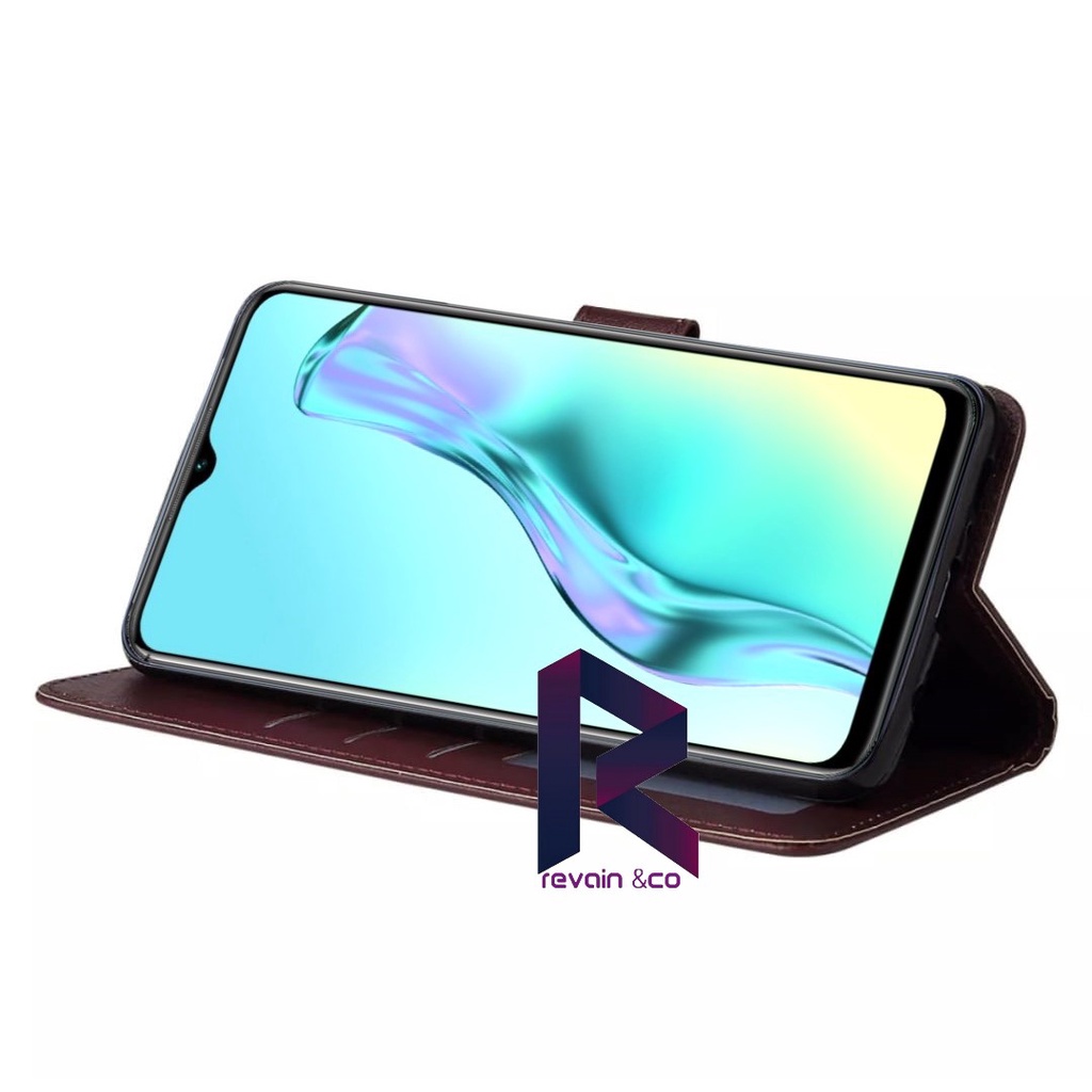 NEW OPPO A16 CASE DOMPET FLIP WALLET LEATHER KULIT PREMIUM SARUNG BUKA TUTUP FLIP CASE OPPO A16