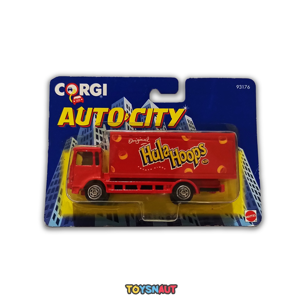 Mattel Corgi Auto City MAN cargo Truck Hula Hoops 1993 Diecast Cars