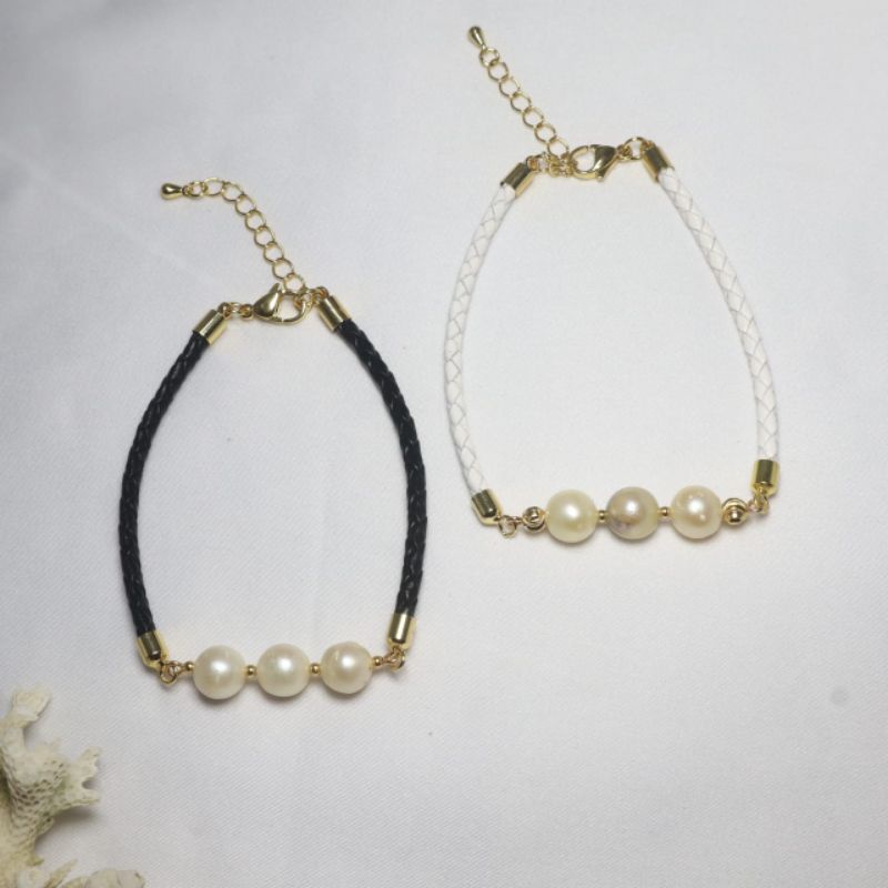 gelang tali mutiara laut