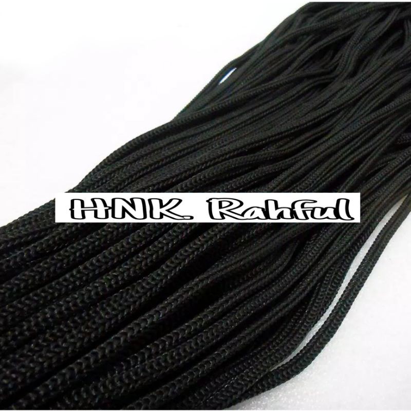 

Tali Kur / Tali Cord / Tali Filamen Besar 6 mm Hitam Meteran