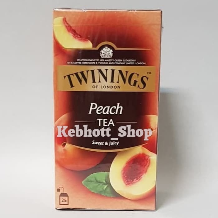

Twinings of London Peach Tea Sweet & Juicy 25 bags 50 gr