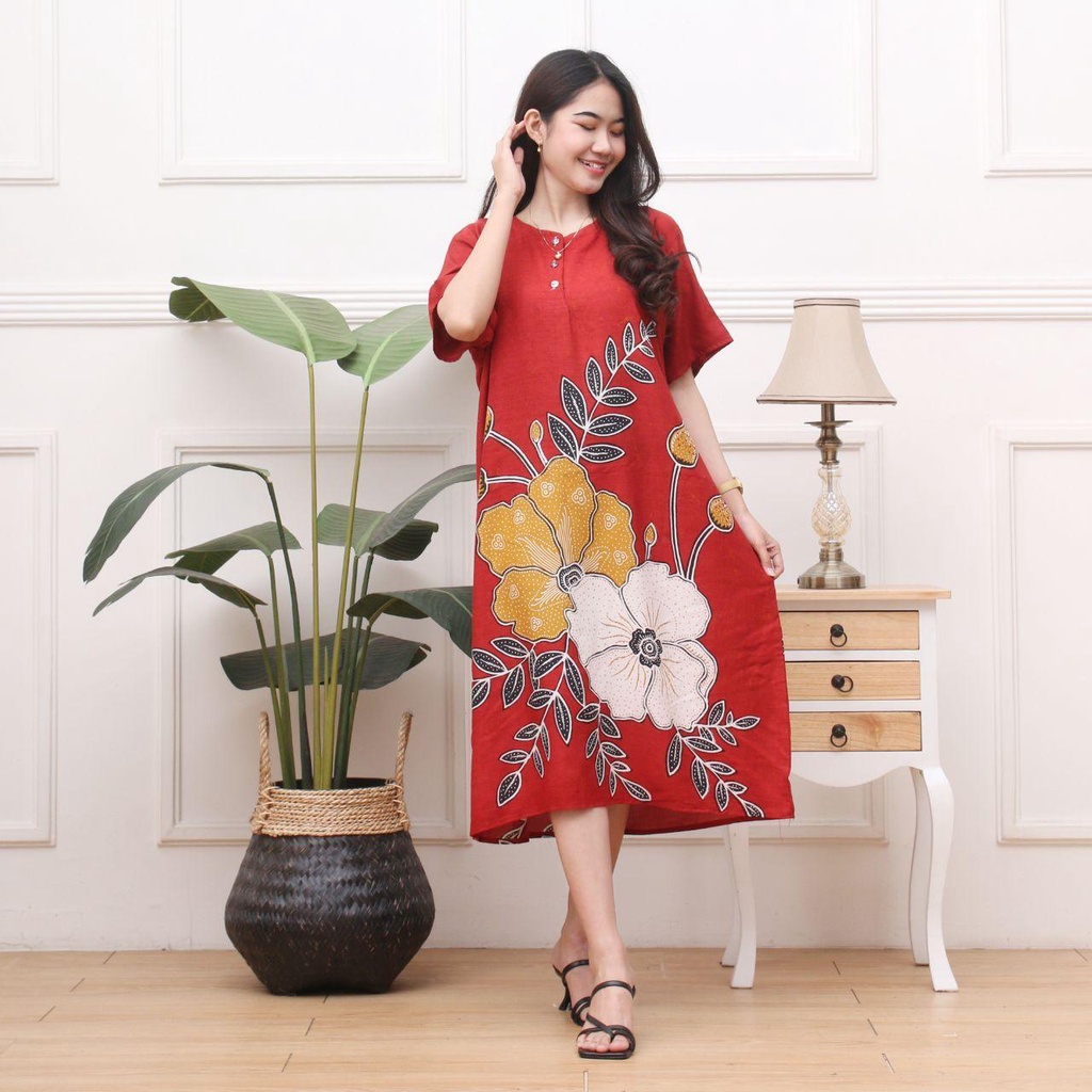 Daster Jumbo BELVA Daster Busui  Daster Cantik  Baju Tidur  Baju santai  Daster Batik