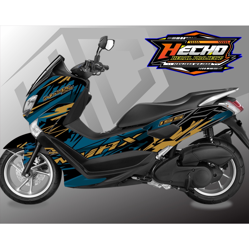STICKER DECAL FULL BLOK NMAX - STIKER NMAX OLD FULL BODY