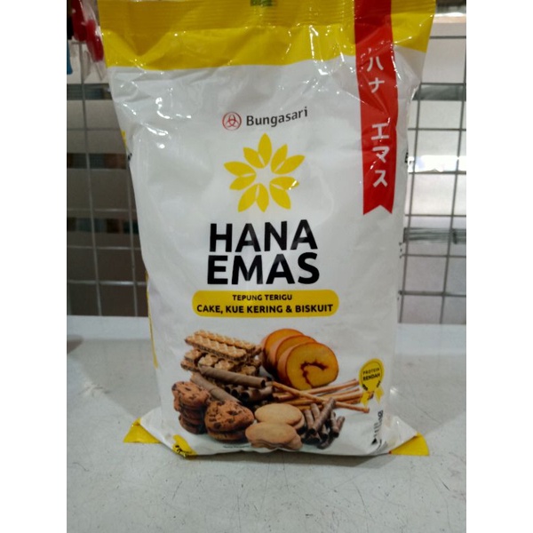 

HANA EMAS TEPUNG TERIGU 1KG UNTUK CAKE,KUE KERING & BISKUIT