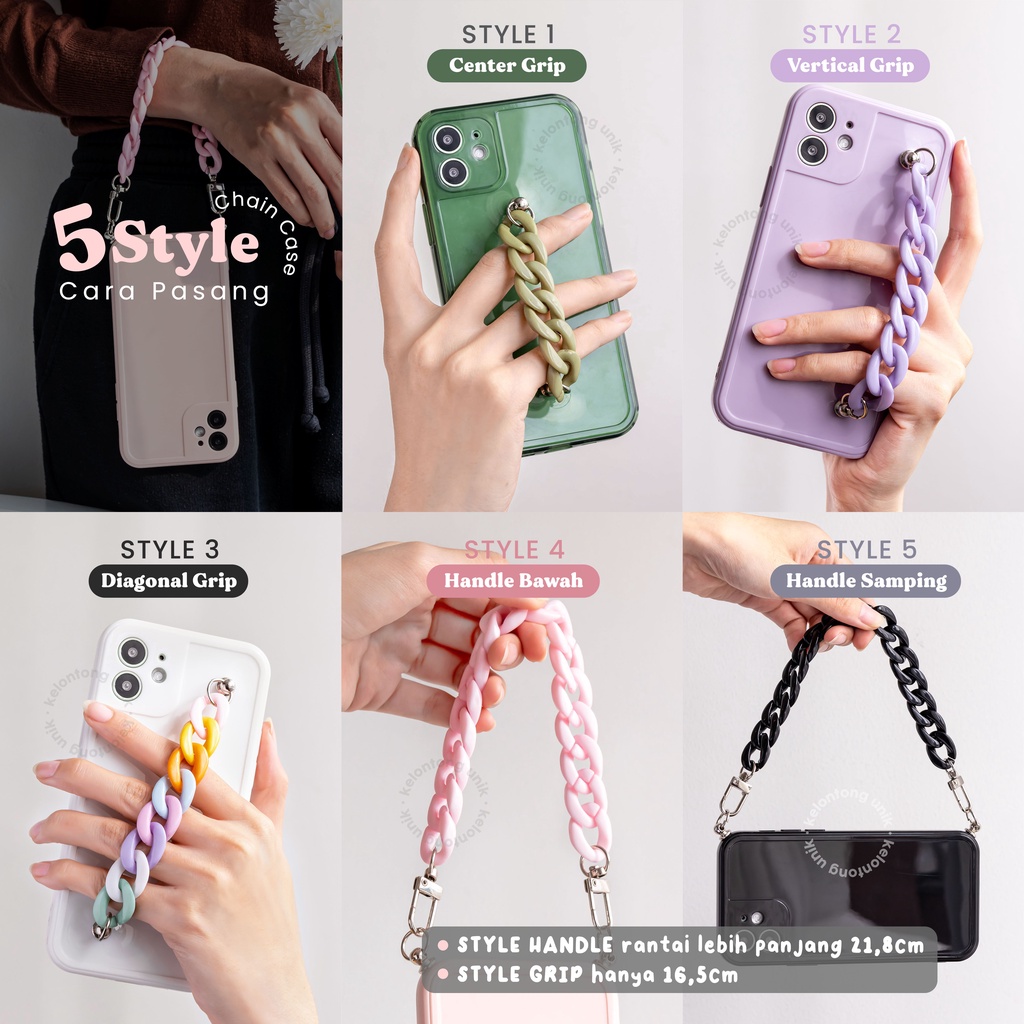 (PAKET RANTAI BAUT LENGKAP + GRATIS JASA PASANG KE CASE) GLOSSY - Chain Case/ Case Rantai